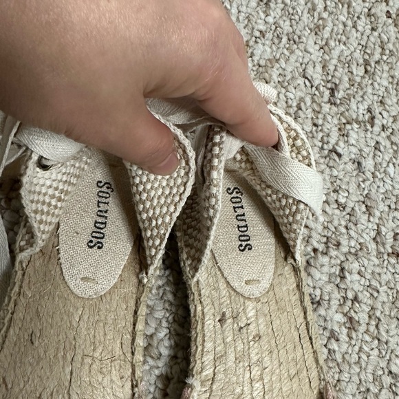 Soludos is classic sandal espadrille in dusty rose size 9.5 - Picture 4 of 6